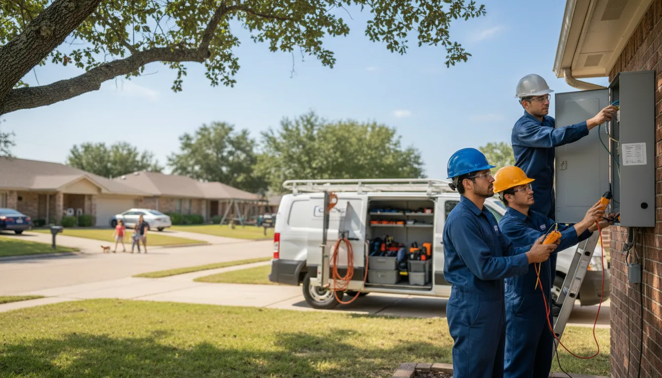 Certified electrician providing emergency electrical services in Camp Lejeune, NC